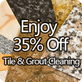 Enjoy 35% Off Tile & Grout Cleaning