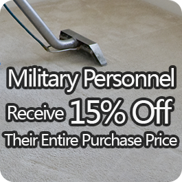 Military Personnel Receive 15% Off Their Entire Purchase Price
